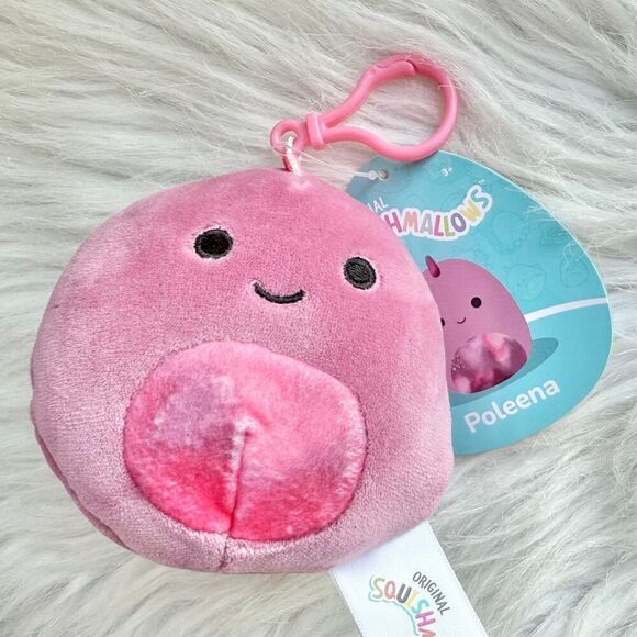 Squishmallows Poleena the Dinosaur 3.5" Stuffed Plush New with Tags Clip - Picture 1 of 4